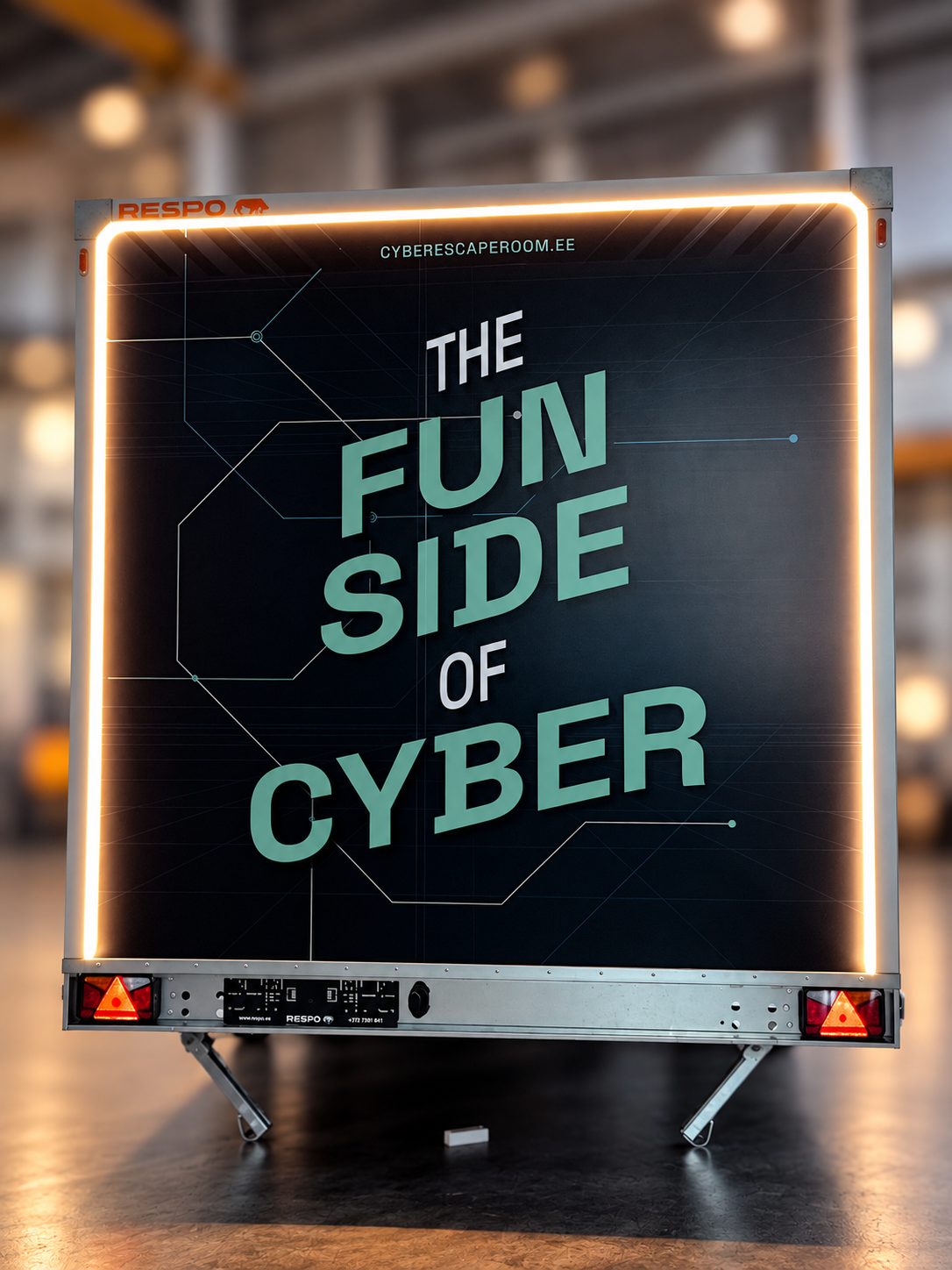 Trailer rear graphics: The fun side of cyber